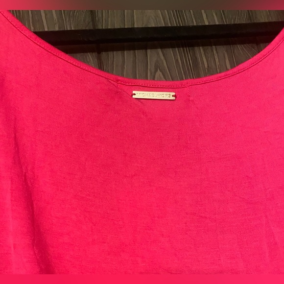 Michael by Michael Kors Hot Pink Maxi with waist tie, NWT, sz 2X - Picture 3 of 8